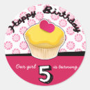 Search for happy 5th birthday stickers Pink
