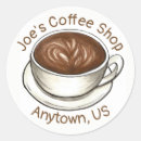 Search for coffee cups stickers Latte