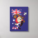 Search for football canvas prints Tasmanian devil