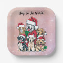 Search for dog christmas plates Cute