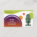 Search for microphone business cards Entertainer