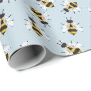 Search for bumble bee baby shower wrapping paper Yellow