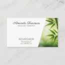 Search for bamboo business cards Zen