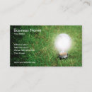 Search for renewable energy business cards Green