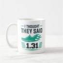 Search for funny half marathon mugs 13 1
