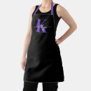 Search for purple and black aprons Elegant
