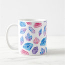Search for gems mugs Watercolor