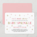 Search for twinkle sprinkle invitations Gold