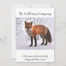 Search for fox christmas cards Snow