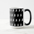 Search for black and white ghost mugs Pattern