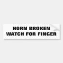 Search for finger bumper stickers Middle