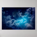 Search for night clouds posters Blue