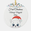 Search for cat girl christmas tree decorations Baby's first christmas