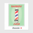 Search for vintage barber stickers Grooming