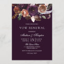 Search for purple vow renewal invitations Floral