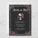 Search for red black hen party invitations Gothic