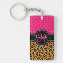 Search for pink leopard print key rings Modern