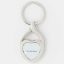 Search for blue heart keychain key rings For her