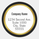 Search for gold name stickers Return address