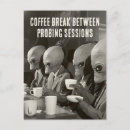 Search for alien abduction postcards Outer space