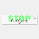 Search for stop bumper stickers Green