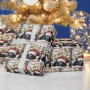 Search for black labrador paper wrapping paper Festive