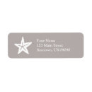 Search for white sands return address labels Starfish