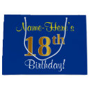 Search for elegant gift bags 18th birthday