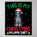 Search for english pointer art Santa claus