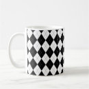 Search for black argyle mugs Black and white