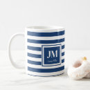 Search for nautical monogram mugs Trendy