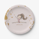 Search for gymnastics party plates Girl