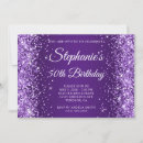 Search for bling 50th birthday invitations Glam