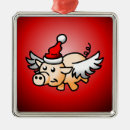 Search for flying santa christmas tree decorations Cute