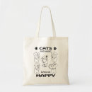 Search for cats musical tote bags Funny cat