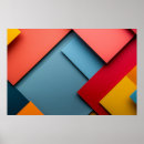 Search for bright colourful posters Red