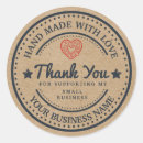 Search for handmade for you stickers Kraft paper