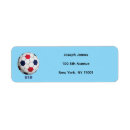 Search for soccer return address labels Boy