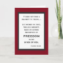Search for founding father cards Freedom