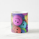 Search for rainbow happy face mugs Smile