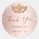 Search for gold masquerade stickers Pink