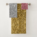 Search for metallic gold bath bath towels Glitter