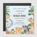 Search for wild square invitations Jungle safari