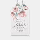 Search for rustic thank you wedding favour tags Script typography