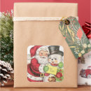 Search for retro snowman stickers Vintage