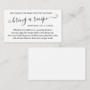 Search for bride and groom shower invitations Black and white