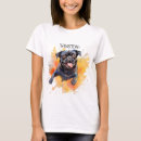 Search for black pug tshirts Cartoon
