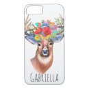 Search for floral deer iphone cases For her