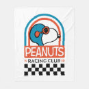Search for race car blankets Peanuts