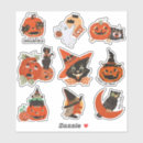 Search for carved pumpkin stickers Witch